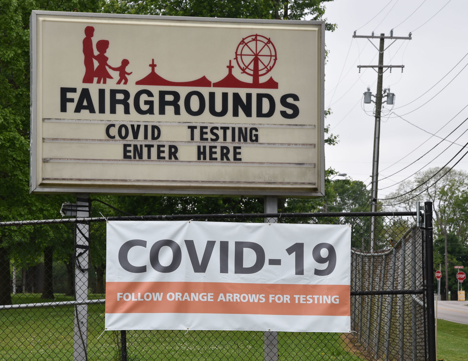 Testing site open at fairgrounds